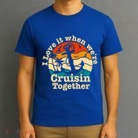 I Love It When Were Cruisin Together Cruise For Couples Gift T-Shirt thumb 3