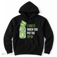 I Love It When You Put The Tip In Funny Bartender Hoodie thumb 0