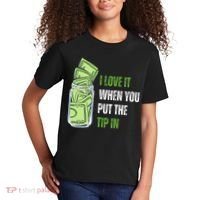 I Love It When You Put The Tip In Funny Bartender Kids T-Shirt thumb 2
