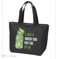 I Love It When You Put The Tip In Funny Bartender Tote Bag thumb 3