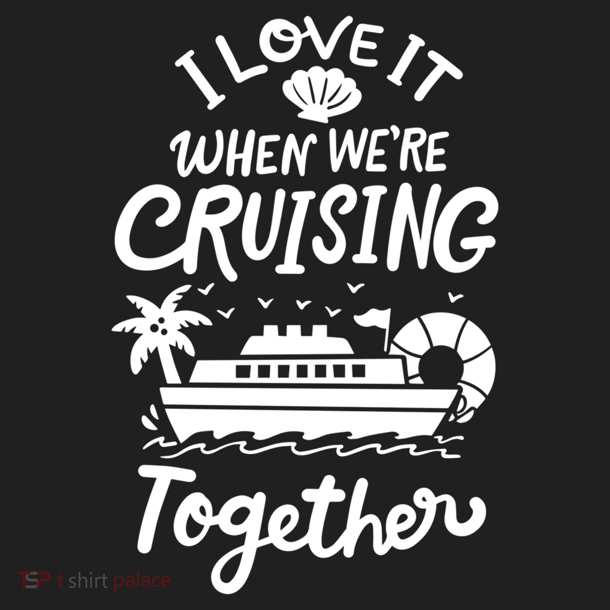 I Love It When Were Cruisin Together Cruise For Couples Cute Gift Beanie