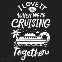 I Love It When Were Cruisin Together Cruise For Couples Cute Gift Hat thumb 2