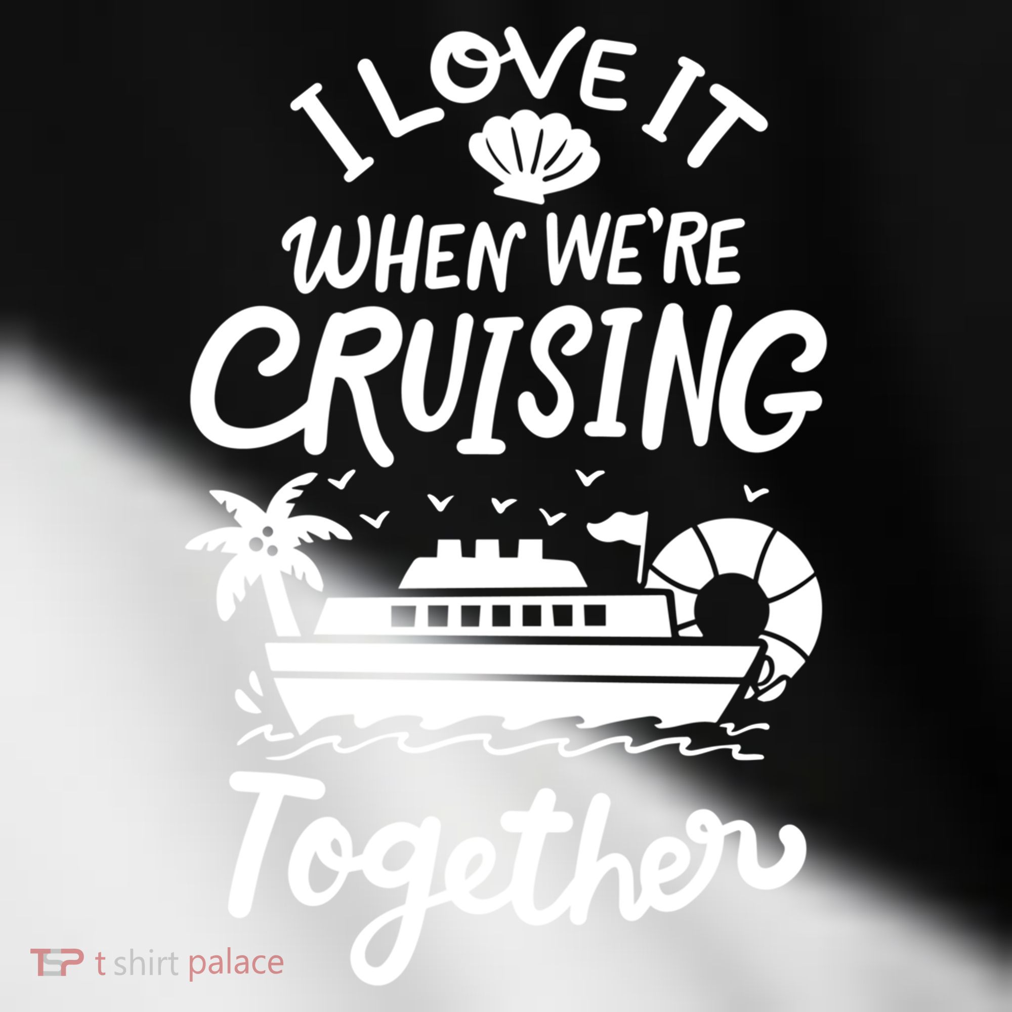 I Love It When Were Cruisin Together Cruise For Couples Cute Gift Toddler Fine Jersey T-Shirt