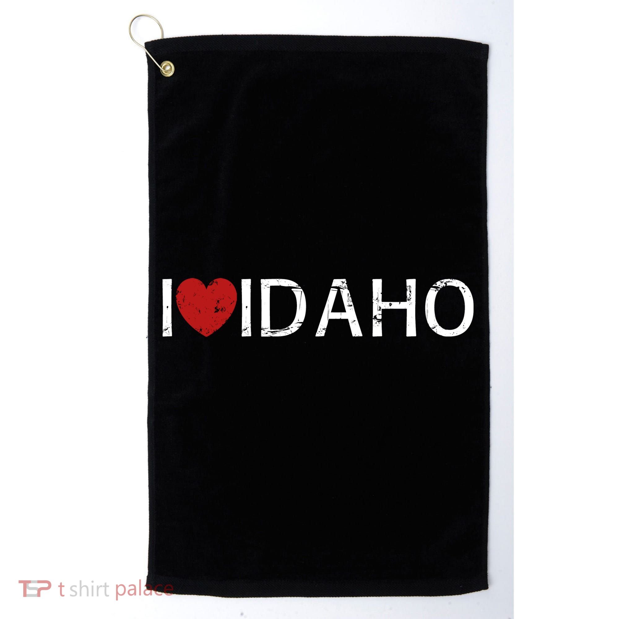 I Love Idaho Golf Towel