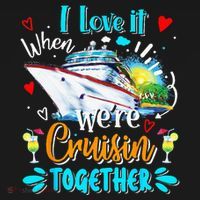 I Love It When We Are Cruisin Together Funny Cruise Lover Women's Hoodie thumb 2