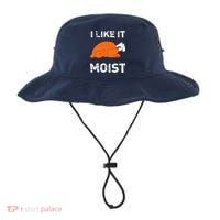 I Like It Moist Funny Turkey Thanksgiving Bucket Hat thumb 0