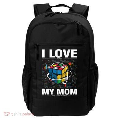 I Love It When My Mom Lets Me Solve Cubes Speedcubing Backpack