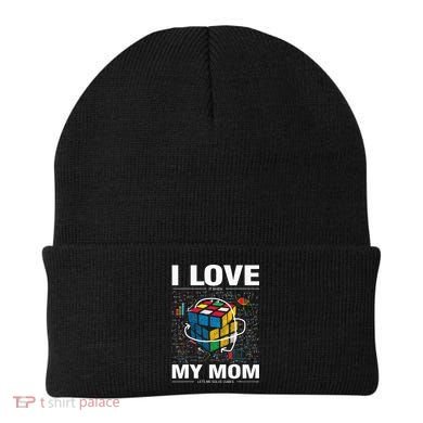 I Love It When My Mom Lets Me Solve Cubes Speedcubing Beanie