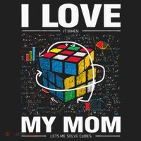 I Love It When My Mom Lets Me Solve Cubes Speedcubing Beanie thumb 2
