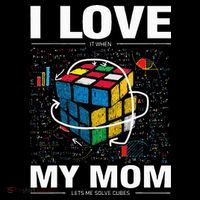 I Love It When My Mom Lets Me Solve Cubes Speedcubing Women's Hoodie thumb 2