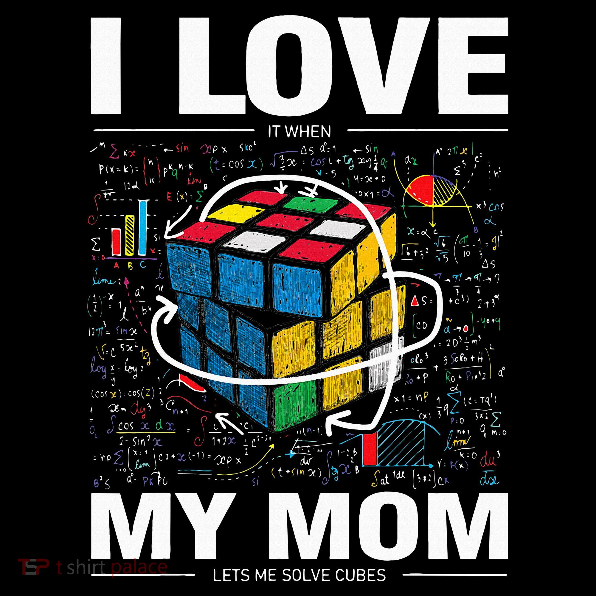 I Love It When My Mom Lets Me Solve Cubes Speedcubing Women's Hoodie