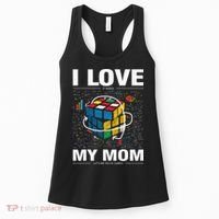 I Love It When My Mom Lets Me Solve Cubes Speedcubing Women's Tank Top thumb 0