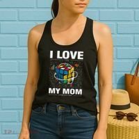 I Love It When My Mom Lets Me Solve Cubes Speedcubing Women's Tank Top thumb 2