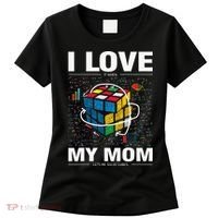 I Love It When My Mom Lets Me Solve Cubes Speedcubing Women's T-Shirt thumb 0
