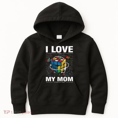 I Love It When My Mom Lets Me Solve Cubes Speedcubing Kids Hoodie