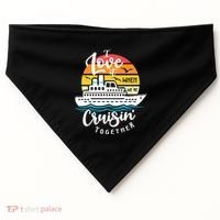 I Love It When Were Cruisin Together Nautical Sailing Gift USA-Made Doggie Bandana thumb 0
