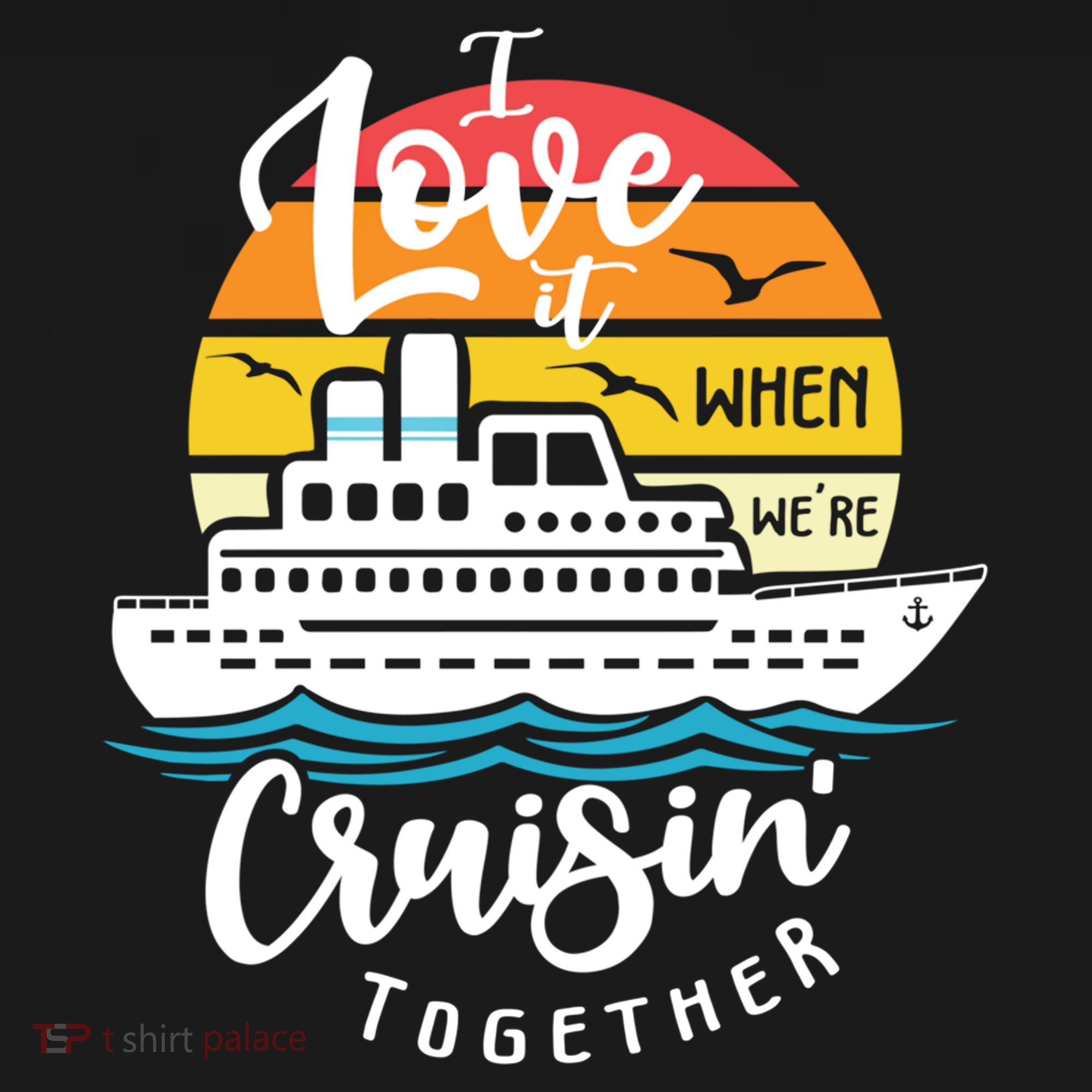 I Love It When Were Cruisin Together Nautical Sailing Gift Women's Hoodie