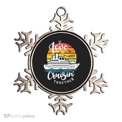I Love It When Were Cruisin Together Nautical Sailing Gift Ornament
