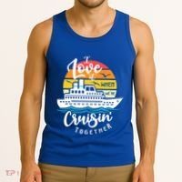 I Love It When Were Cruisin Together Nautical Sailing Gift Tank Top thumb 3