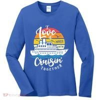 I Love It When Were Cruisin Together Nautical Sailing Gift Women's Long Sleeve Shirt thumb 0