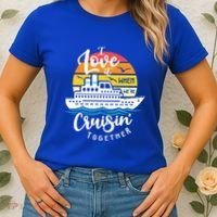 I Love It When Were Cruisin Together Nautical Sailing Gift Women's T-Shirt thumb 2