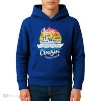 I Love It When Were Cruisin Together Nautical Sailing Gift Kids Hoodie thumb 4