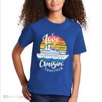 I Love It When Were Cruisin Together Nautical Sailing Gift Kids T-Shirt thumb 2