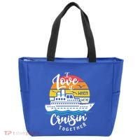 I Love It When Were Cruisin Together Nautical Sailing Gift Tote Bag thumb 0