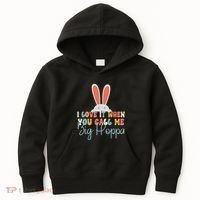 I Love It When You Call Me Big Hoppa Bunny Ear Easter Day Kids Hoodie thumb 0
