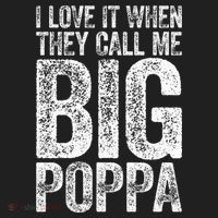 I Love It When They Call Me Big Poppa Fathers Day Beanie thumb 2