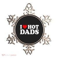 I Love  I Heart Hot Dads    Ornament thumb 0