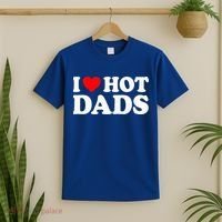 I Love  I Heart Hot Dads    T-Shirt thumb 2