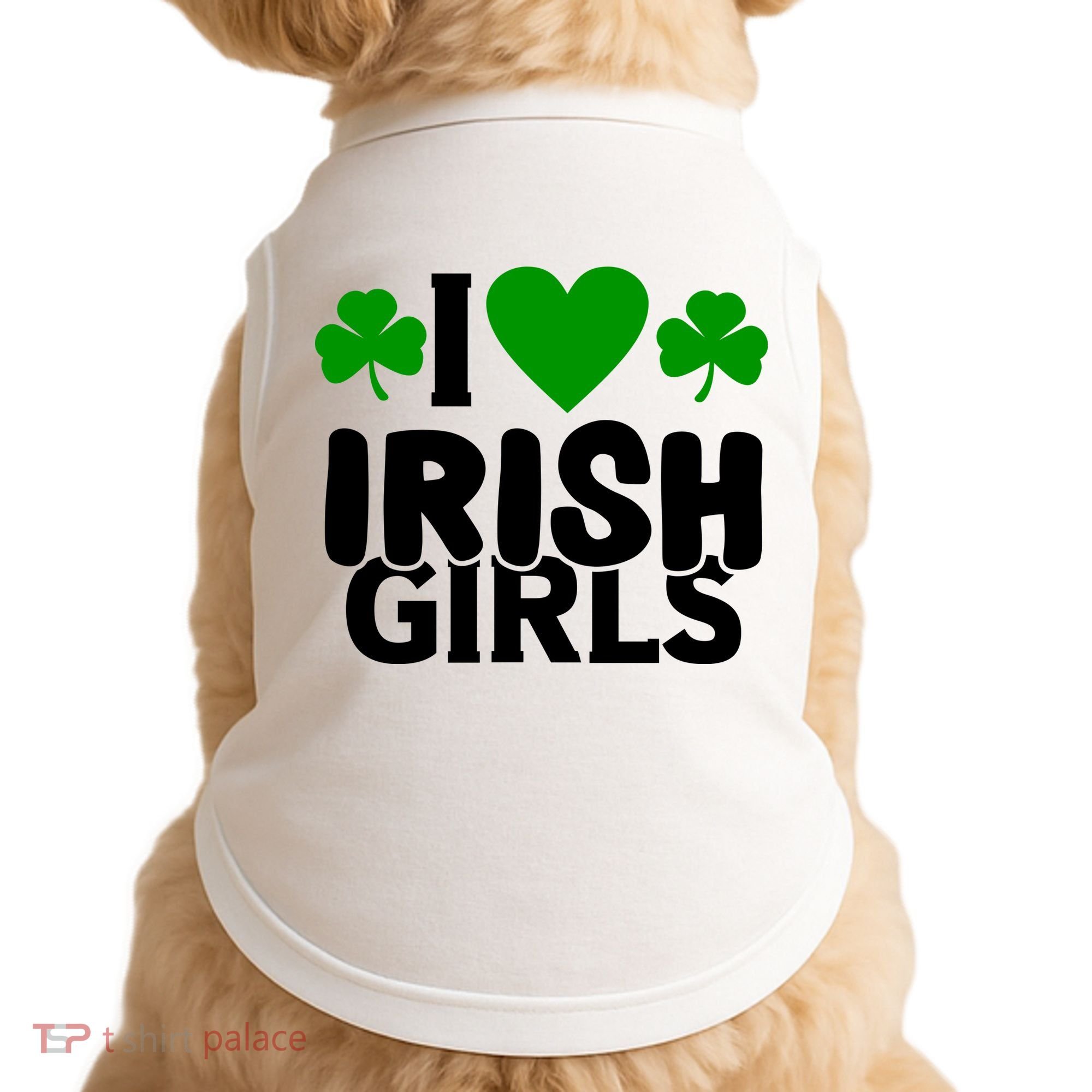 I Love Irish Girls Doggie Tank
