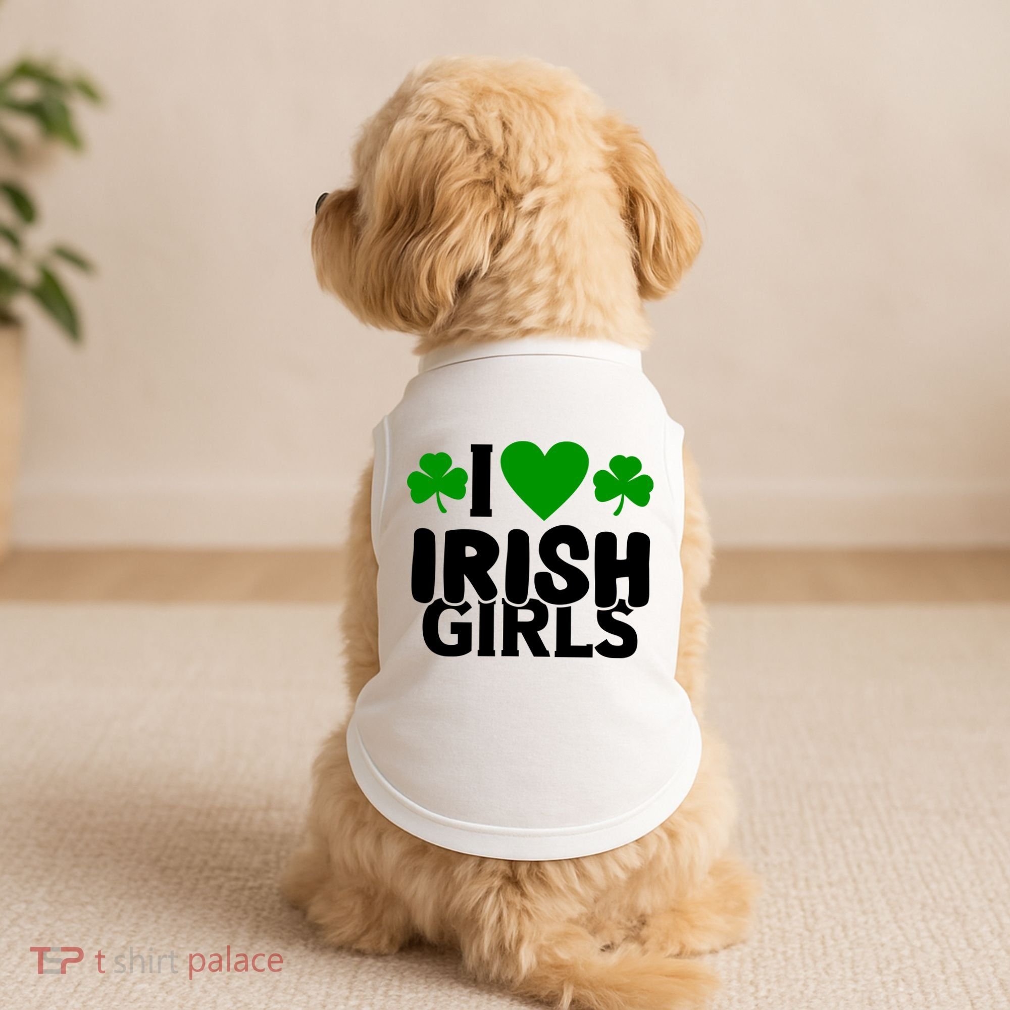 I Love Irish Girls Doggie Tank