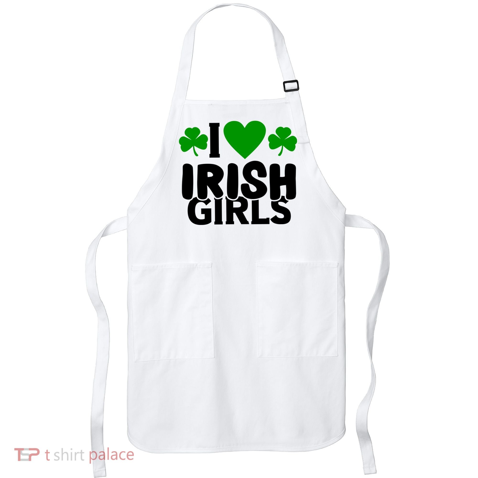 I Love Irish Girls Apron