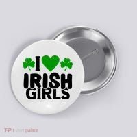 I Love Irish Girls Button thumb 0