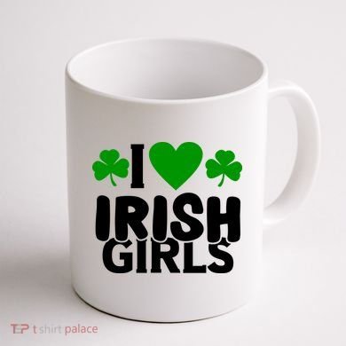 I Love Irish Girls Coffee Mug back