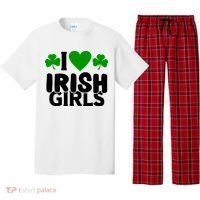 I Love Irish Girls Pajama Set thumb 0