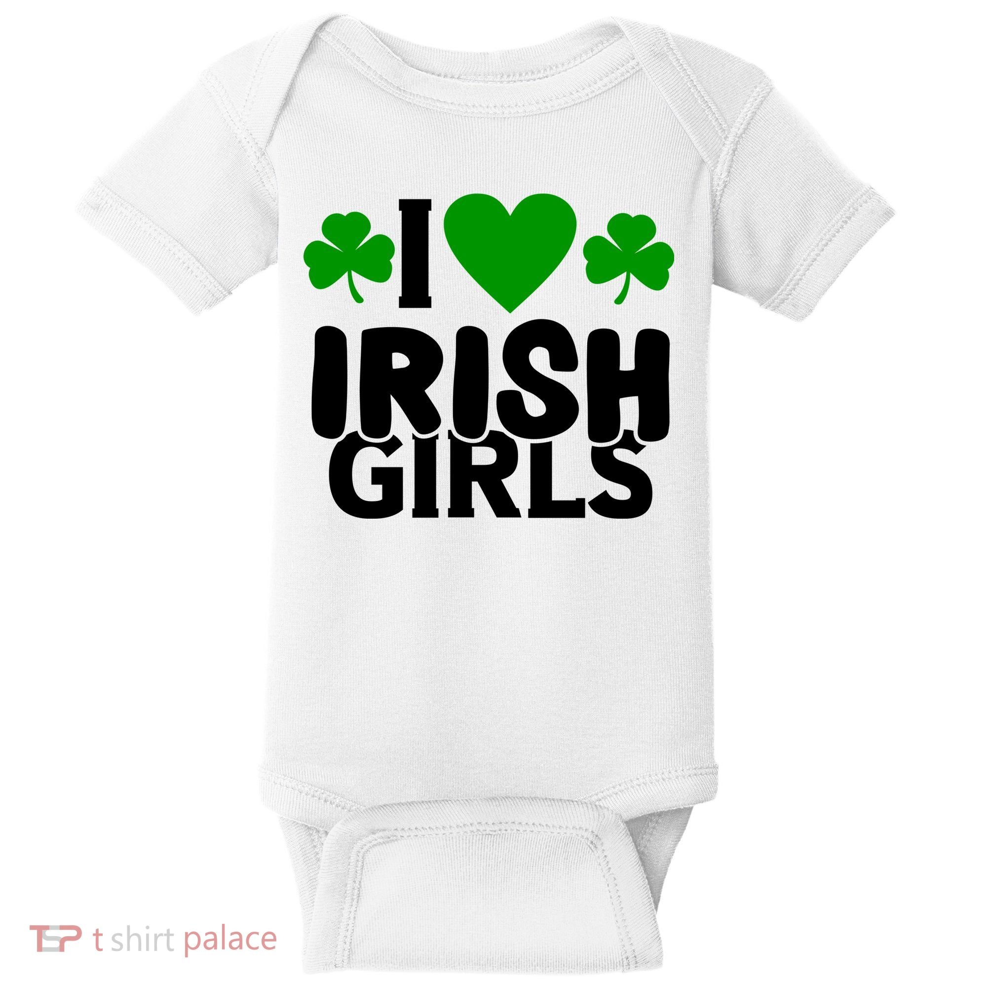 I Love Irish Girls Baby Bodysuit