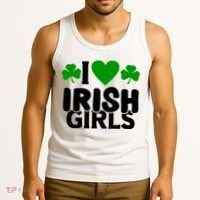 I Love Irish Girls Tank Top thumb 3