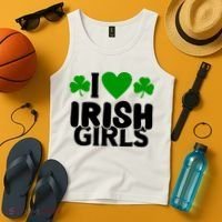 I Love Irish Girls Tank Top thumb 4