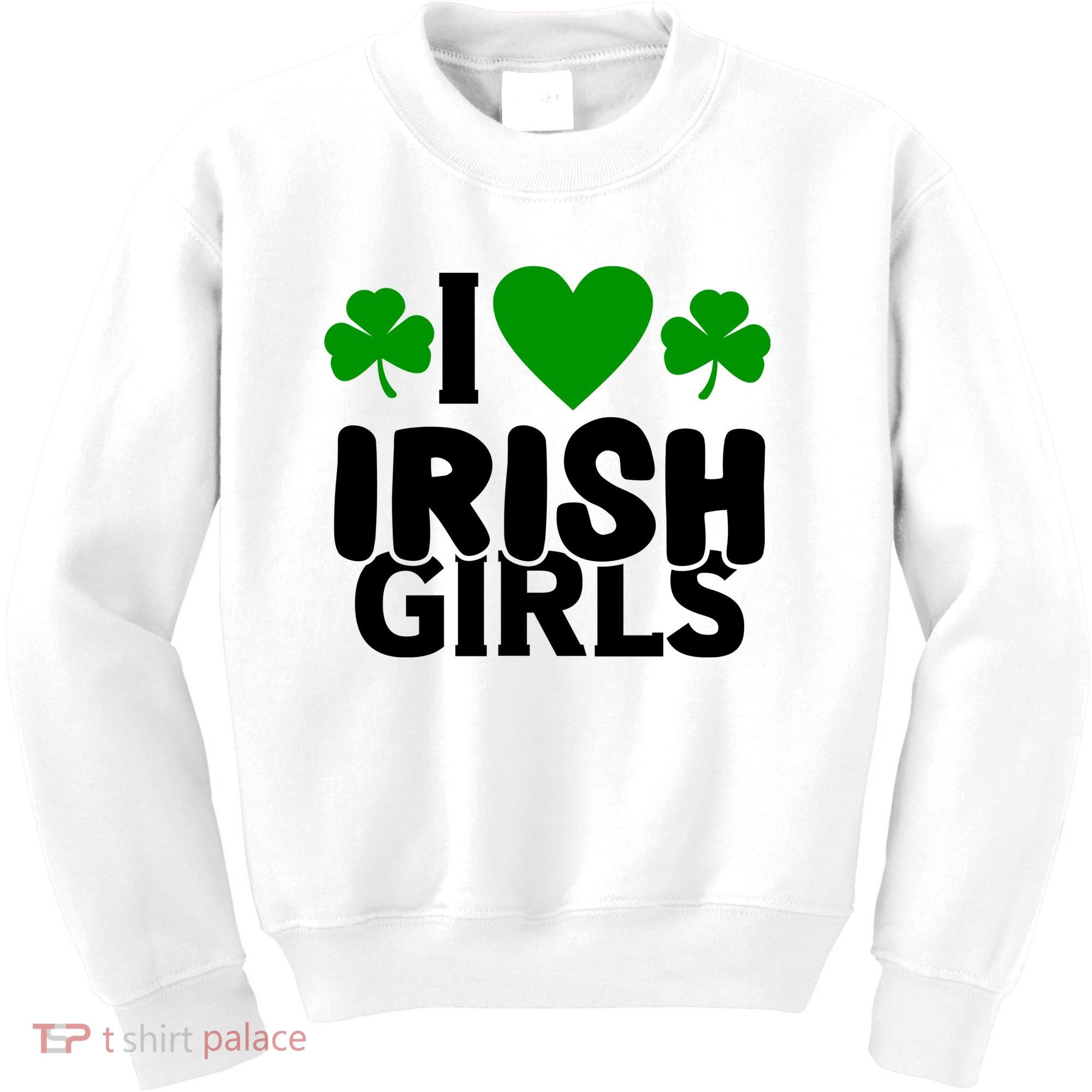 I Love Irish Girls Kids Sweatshirt