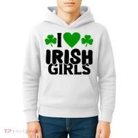 I Love Irish Girls Kids Hoodie thumb 4