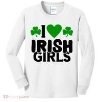 I Love Irish Girls Kids Long Sleeve Shirt thumb 0