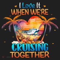 I Love It When WeRe Cruising Together Cruise Crop Fleece Hoodie thumb 2