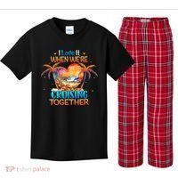 I Love It When WeRe Cruising Together Cruise Kids Plaid Pajama Set thumb 0
