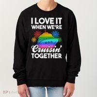 I Love It When We're Cruisin' Together Fun Cruising Trip Cool Gift Women's Sweatshirt thumb 0