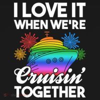 I Love It When We're Cruisin' Together Fun Cruising Trip Cool Gift Bucket Hat thumb 4