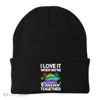 I Love It When We're Cruisin' Together Fun Cruising Trip Cool Gift Beanie thumb 0