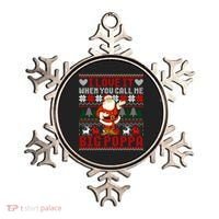 I Love It When You Call Me Big Poppa Christmas Ugly Sweater Gift Ornament thumb 0